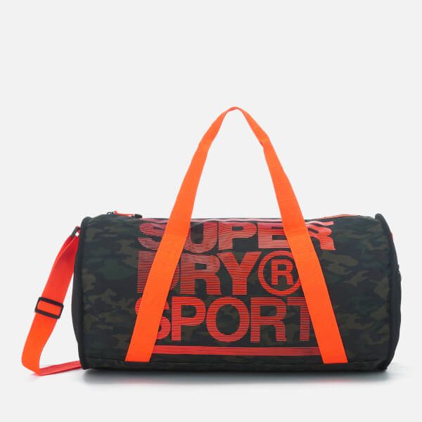 Superdry Sport Men's Sports Barrel Bag - Camo Mens Accessories | TheHut.com