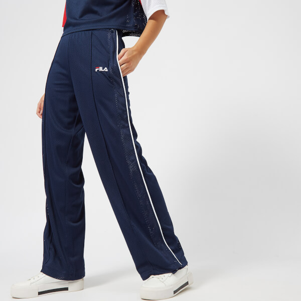 FILA Women's Neka Snap Side Flare Pants - Navy - Free UK Delivery over £50