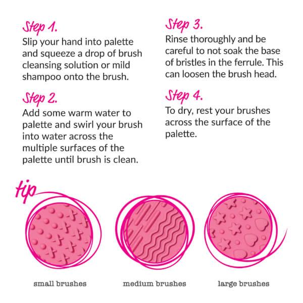 brushworks Brush Cleaner Palette Free Shipping Lookfantastic