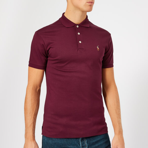 maroon ralph lauren polo shirt