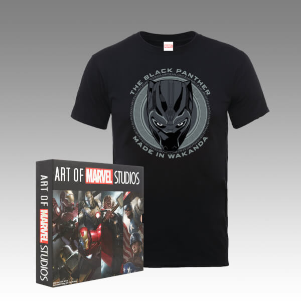 Lot T-Shirt et Coffret Art of Marvel Studios (4 Livres) - Black Panther