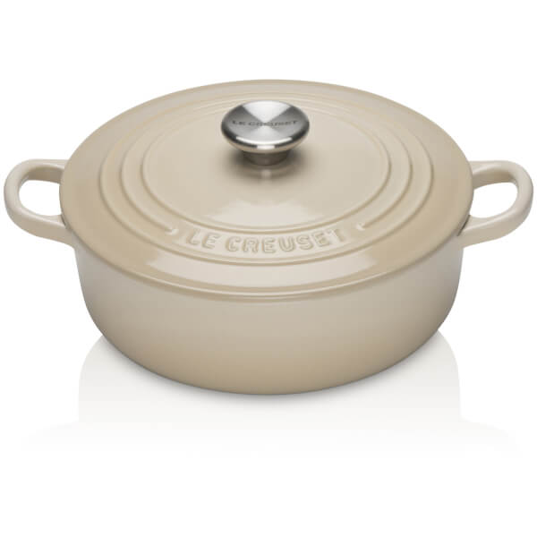 Le Creuset Signature Cast Iron Risotto Pot 22cm Almond Homeware