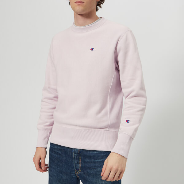Champion Men's Crew Neck Sweatshirt - Lavender - Free UK Delivery over £50