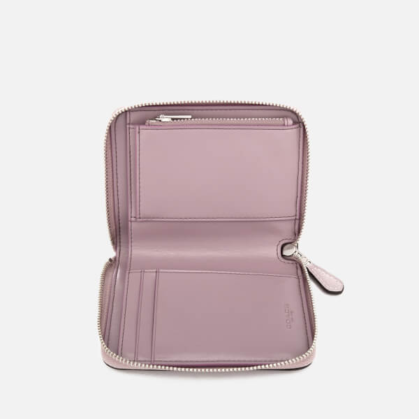 Coach Women&#39;s Prairie Rivets Small Zip Around Wallet - Ice Purple - Free UK Delivery over £50