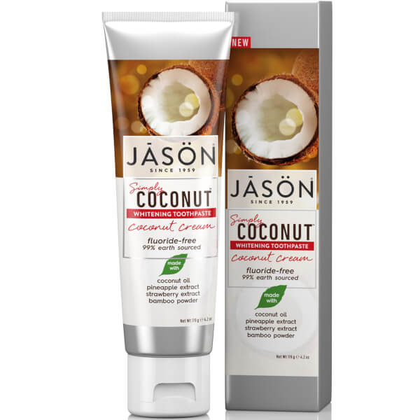 Click to view more detailed imagery on our partner's website Jason Whitening Coconut Cream Toothpaste 119g