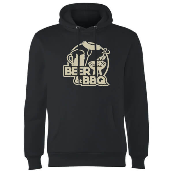 Beer & BBQ Hoodie - Black - S - Black