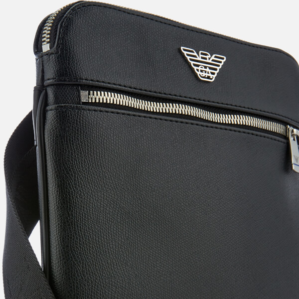 Emporio Armani Men's Messenger Bag Black Free UK Delivery over £50