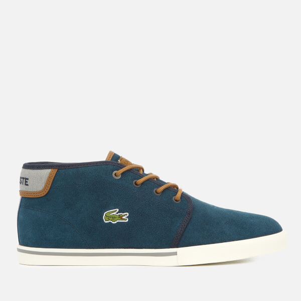 Lacoste Men's Ampthill 318 1 Suede Chukka Boots - Navy/Tan Mens ...