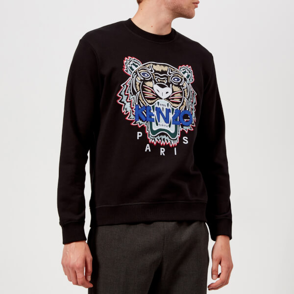 KENZO Men's Classic Tiger Sweatshirt - Black - Free UK Delivery over £50