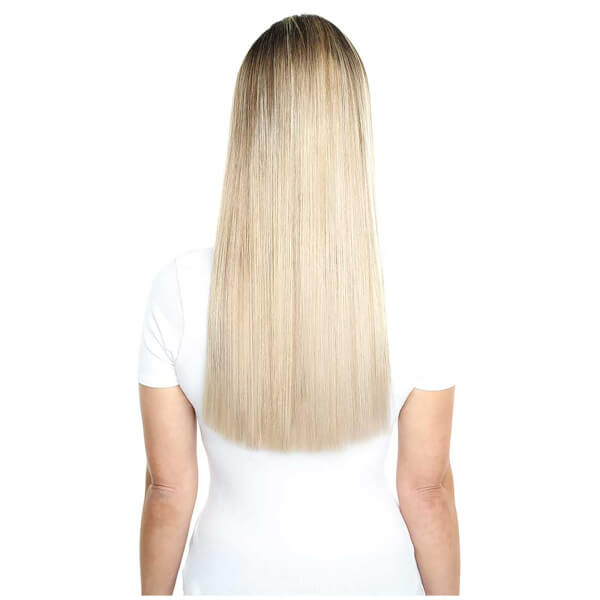 Beauty Works Double Hair Set 18 Inch Clip In Hair Extensions 61318a Iced Blonde Buy Online 