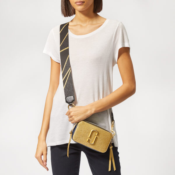 Marc Jacobs Women&#39;s Snapshot Cross Body Bag - Gold Multi