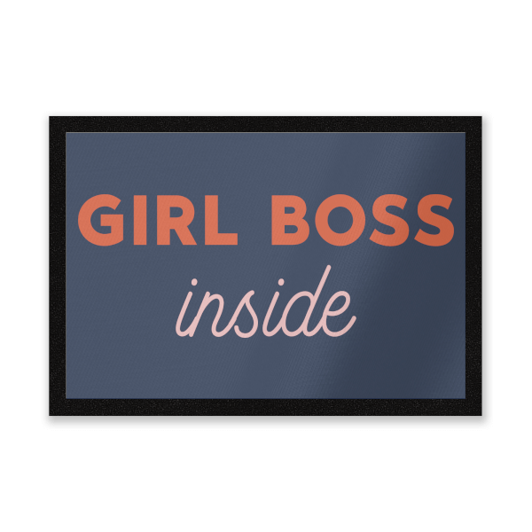 Girl Boss Inside Entrance Mat