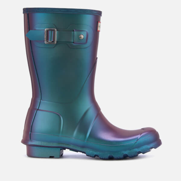 Hunter Women's Original Short Nebula Wellies Wave Blue Womens