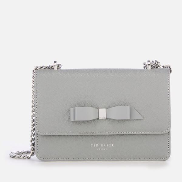 ted baker grey bag with bow