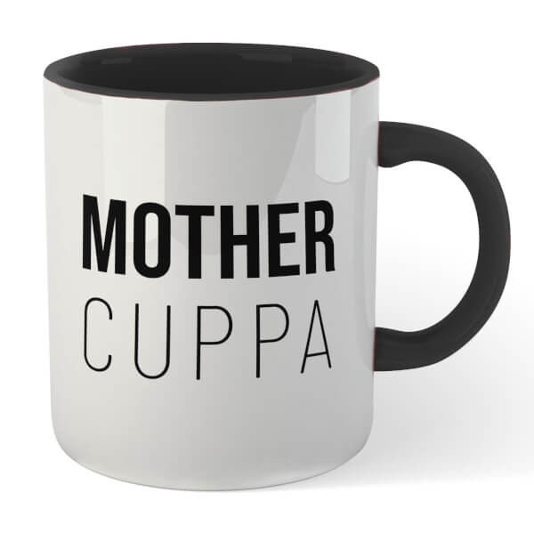 Mother Cuppa Mug - White/Black