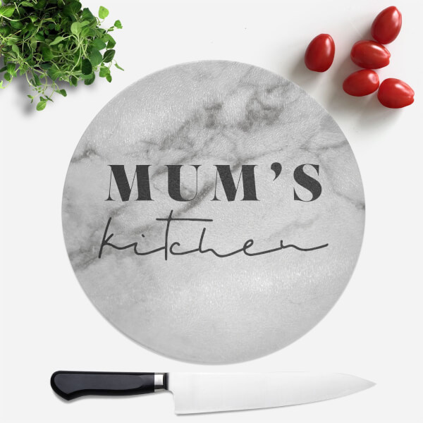 Mum's Kitchen Round Chopping Board