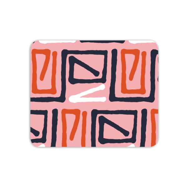 Mouse Mats Aztec Pink Pattern Mouse Mat