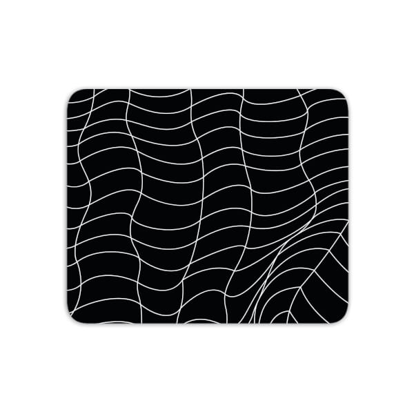 Mouse Mats Warped Checkered Pattern Mouse Mat