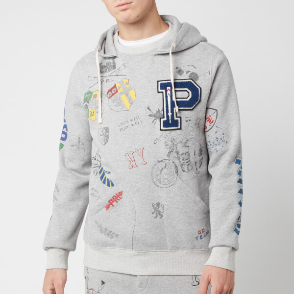 white ralph lauren hoodie mens