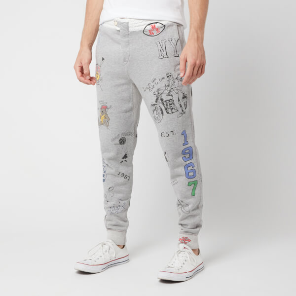 grey polo sweatpants mens