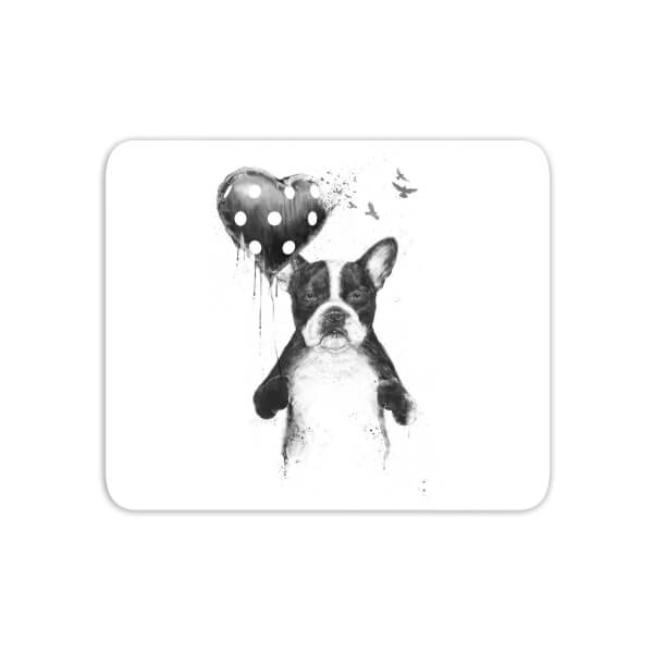 Bulldog And Balloon Mouse Mat