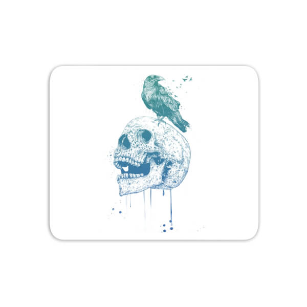 Skull And Crow Mouse Mat