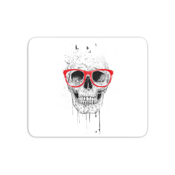 Skull And Glasses Mouse Mat