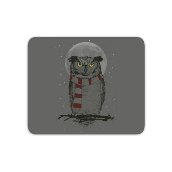Owl And Moon Mouse Mat