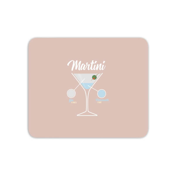 Infographic Martini Mouse Mat
