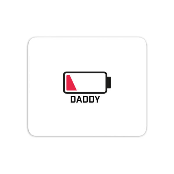 Daddy Batteries Low Mouse Mat