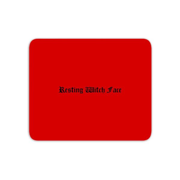 Resting Witch Face Mouse Mat