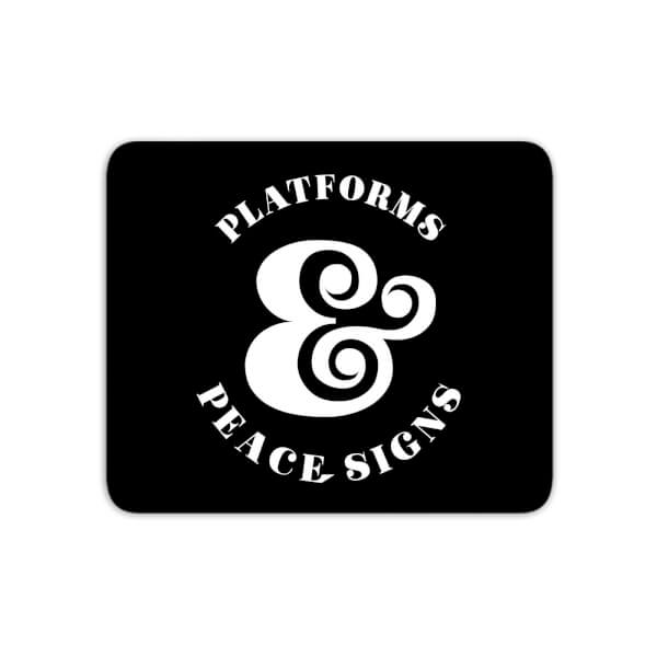 Platforms And Peace Signs Mouse Mat