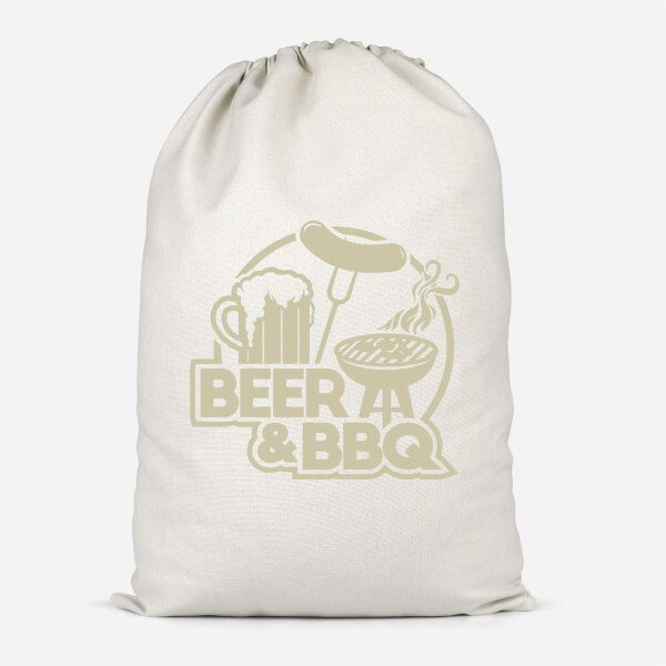 Beer & BBQ Cotton Storage Bag - Small