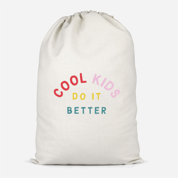 By IWOOT Cool Kids Do It Better Cotton Storage Bag - Small | 