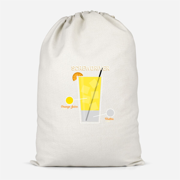 Infographic Screwdriver Cotton Storage Bag - Small