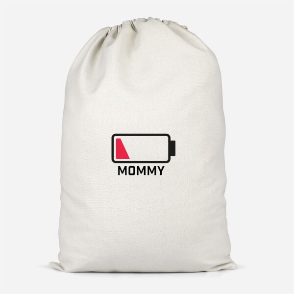 Mommy Batteries Low Cotton Storage Bag - Small