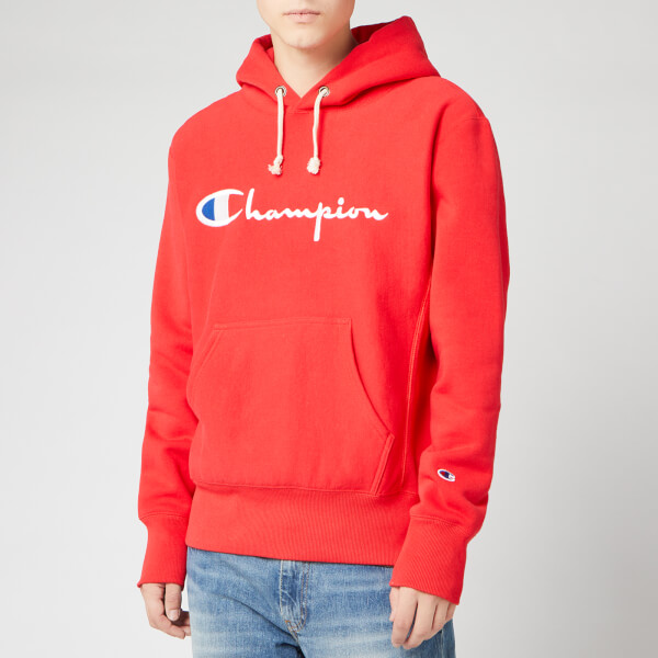 mens red champion sweatshirt