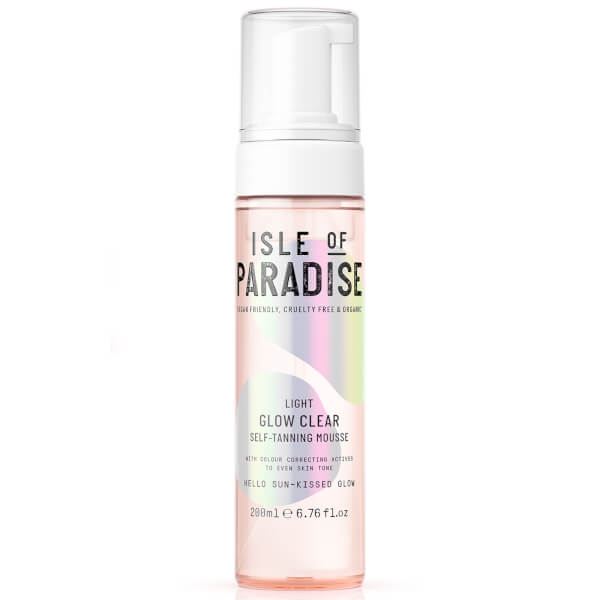 Click to view more detailed imagery on our partner's website Isle Of Paradise Glow Clear Self-tanning Mousse - Light 200ml