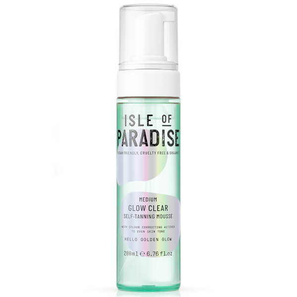 Click to view more detailed imagery on our partner's website Isle Of Paradise Glow Clear Self-tanning Mousse - Medium 200ml
