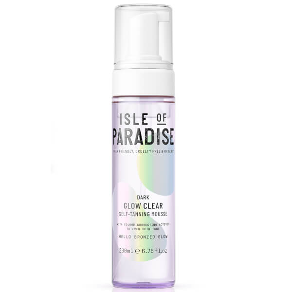 Click to view more detailed imagery on our partner's website Isle Of Paradise Glow Clear Self-tanning Mousse - Dark 200ml
