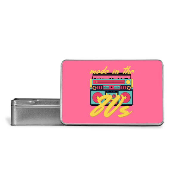 Made In The 80s Boombox Metal Storage Tin