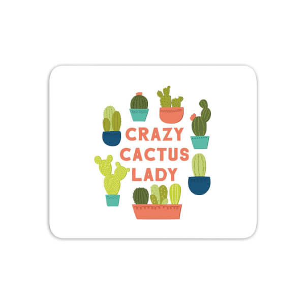 Crazy Cactus Lady Mouse Mat