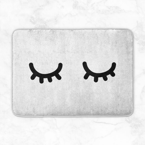 Eyelashes Bath Mat