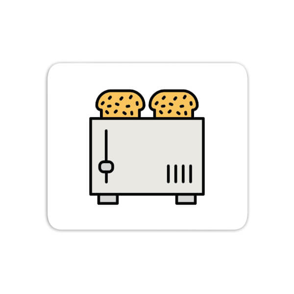 Cooking Toast In The Toaster Mouse Mat