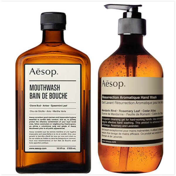 Aesop Hand Wash And Mouthwash Duo (worth £44.00) ModeSens