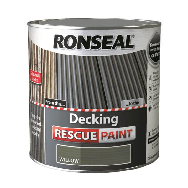 Ronseal Decking Rescue Paint Willow 2.5L Homebase