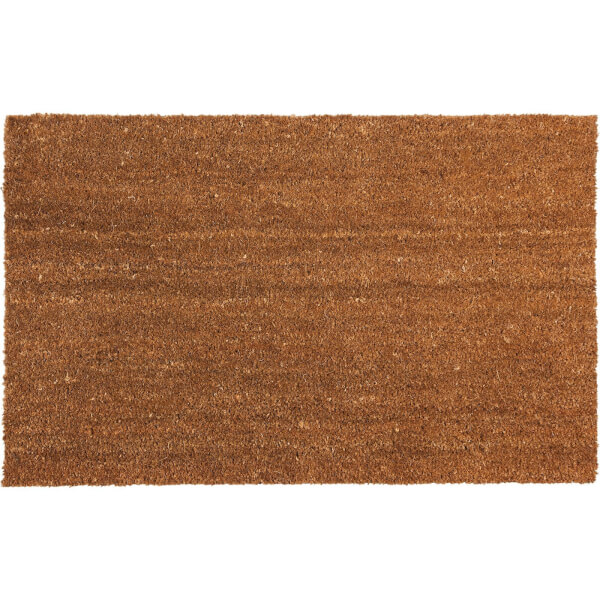 Plain PVC Coir Doormat Large Homebase