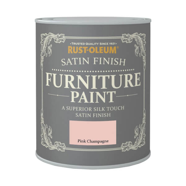 Rust-Oleum Satin Furniture Paint - Pink Champagne - 750ml ...