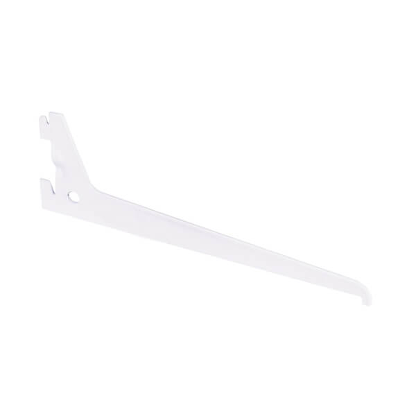 Single Bracket White 200mm Homebase