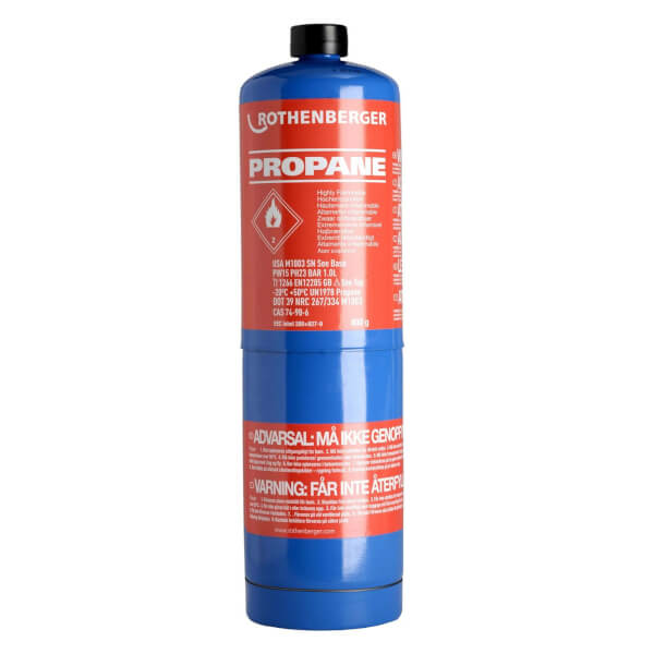 Rothenberger Disposable Propane Gas Cylinder Homebase